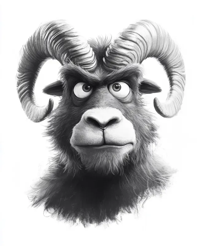 Grumpy Animal Character Illustrations
