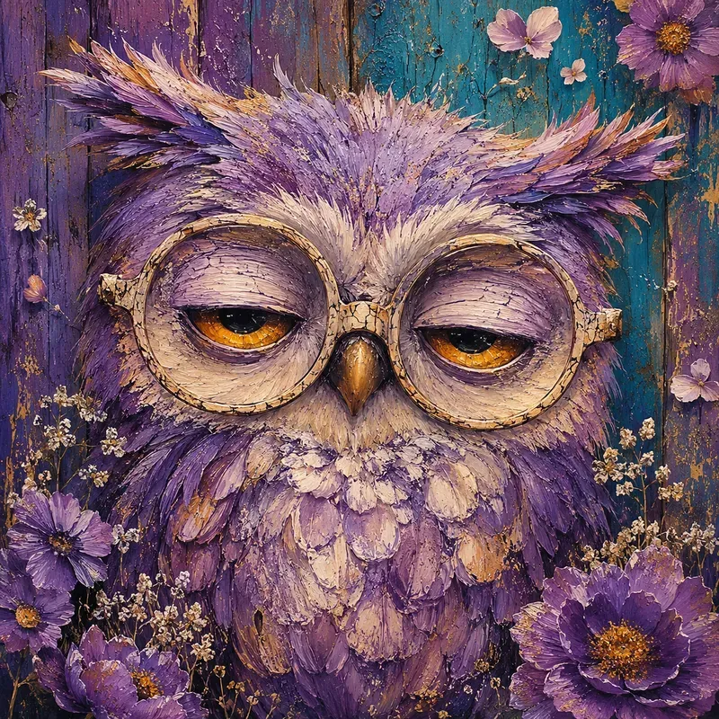 Bigeyed Whimsical Animal Portraits
