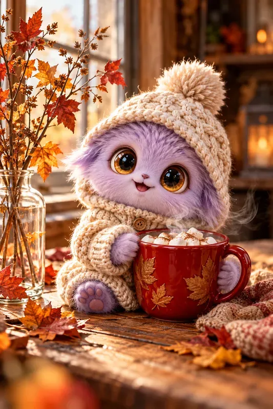 Cozy Furry Autumn Friends