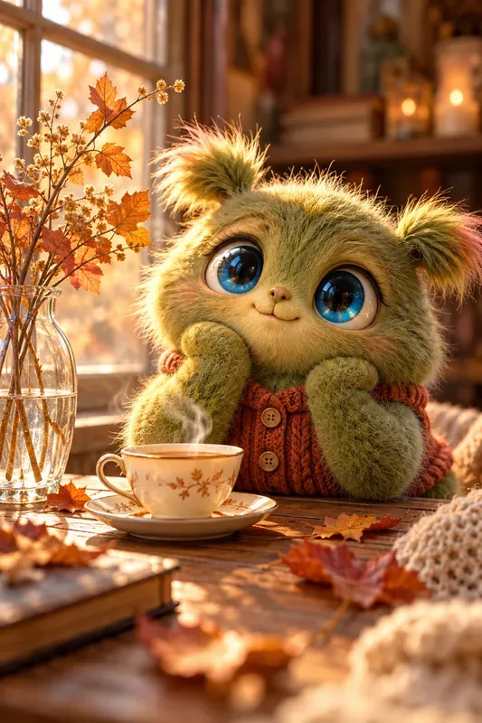 Cozy Furry Autumn Friends