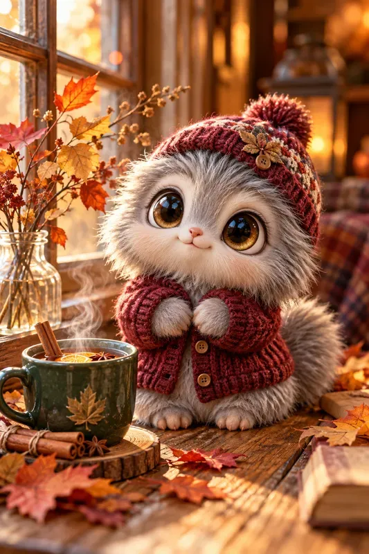 Cozy Furry Autumn Friends