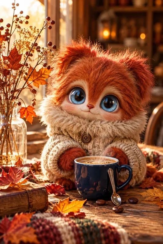 Cozy Furry Autumn Friends