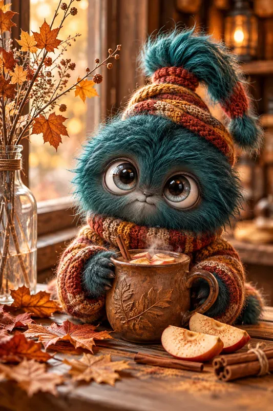 Cozy Furry Autumn Friends