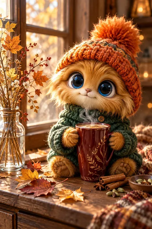 Cozy Furry Autumn Friends