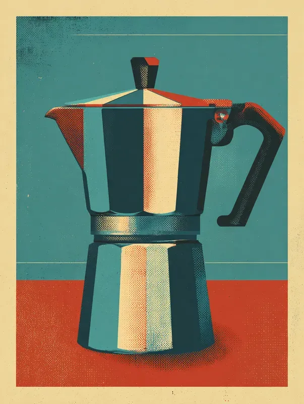 Retro Screenprint Coffee Posters