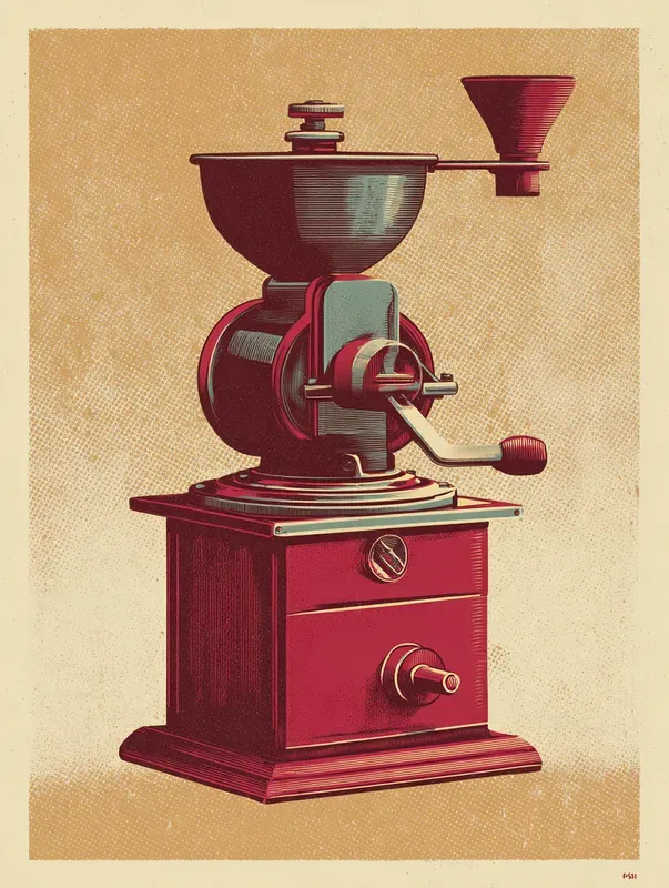 Retro Screenprint Coffee Posters