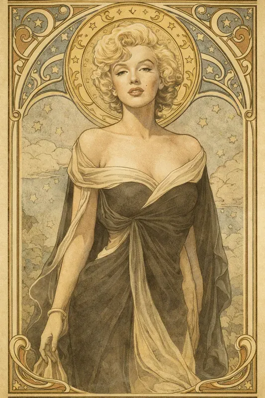 Custom Art Nouveau Mucha Style Portraits