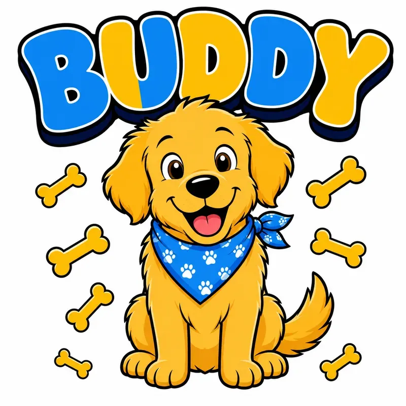 Vector Cartoon Animals And Bubble Text