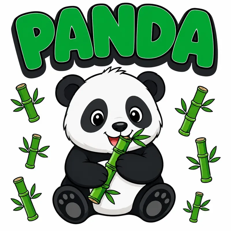 Vector Cartoon Animals And Bubble Text