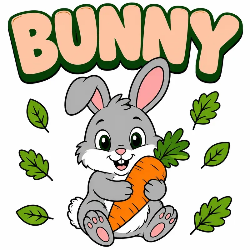 Vector Cartoon Animals And Bubble Text