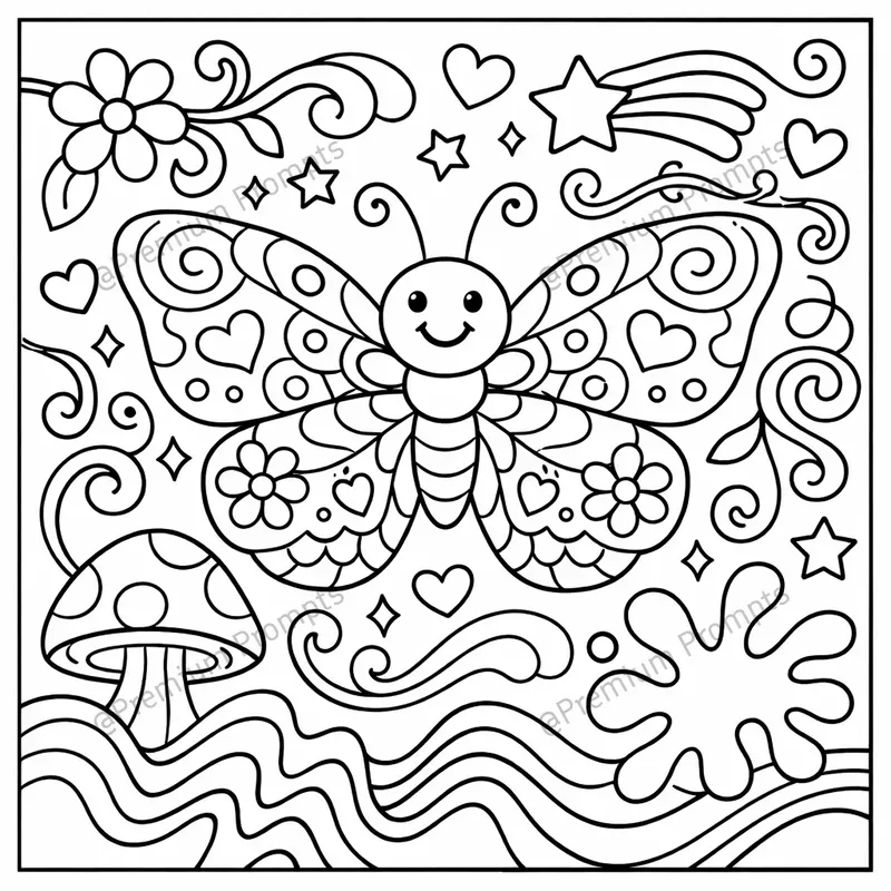 Trippy And Groovy Patterns Coloring Books