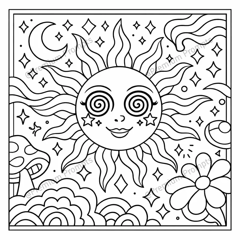Trippy And Groovy Patterns Coloring Books