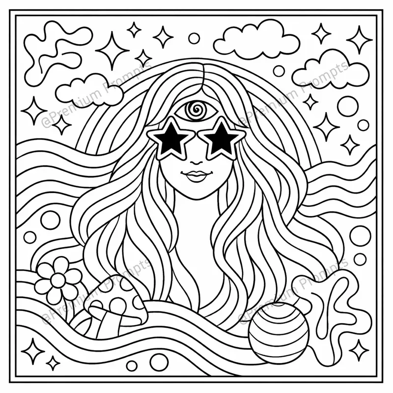 Trippy And Groovy Patterns Coloring Books