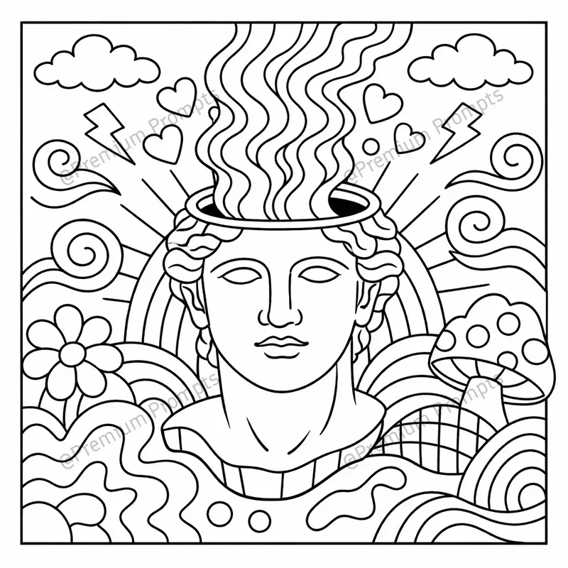 Trippy And Groovy Patterns Coloring Books