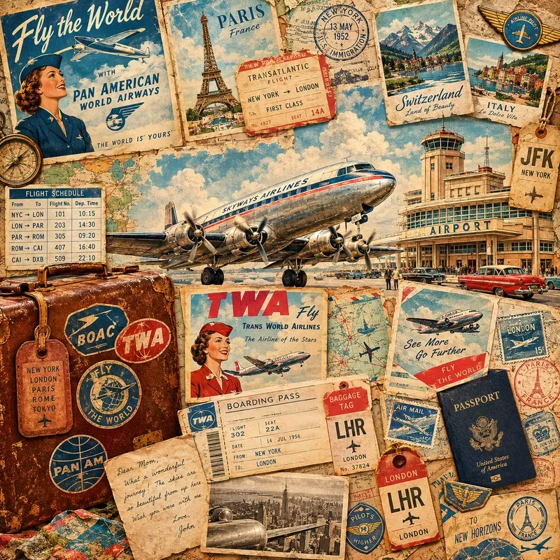 Vintage Americana Collages