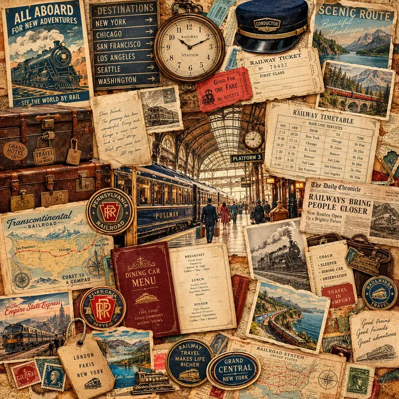 Vintage Americana Collages