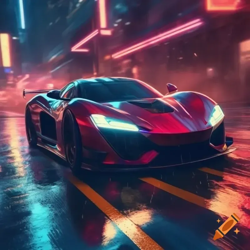 Futuristic Cyberpunk Cars