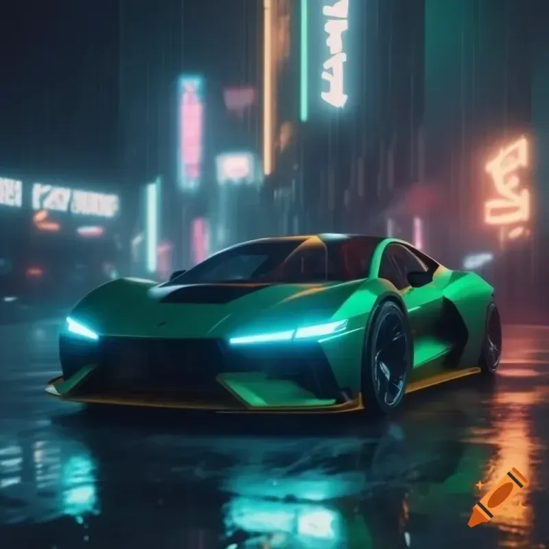 Futuristic Cyberpunk Cars