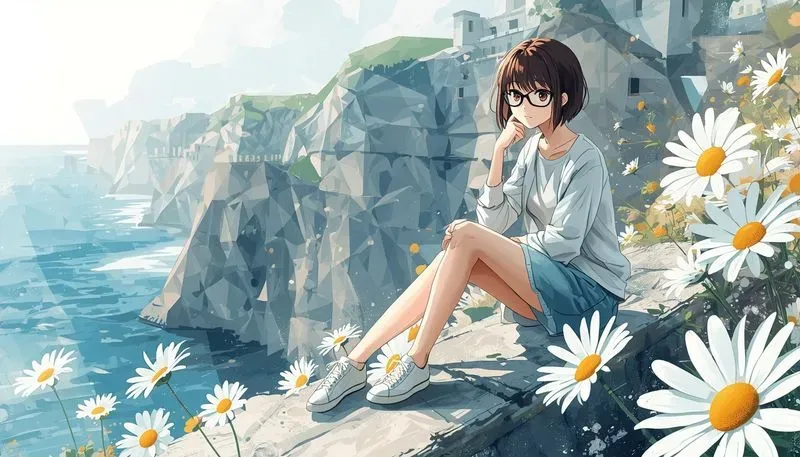 Aesthetic Architectural Anime Watercolors