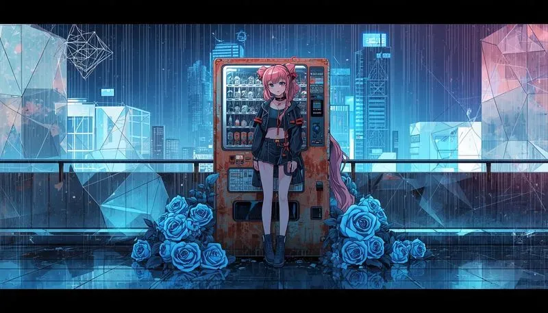 Aesthetic Architectural Anime Watercolors