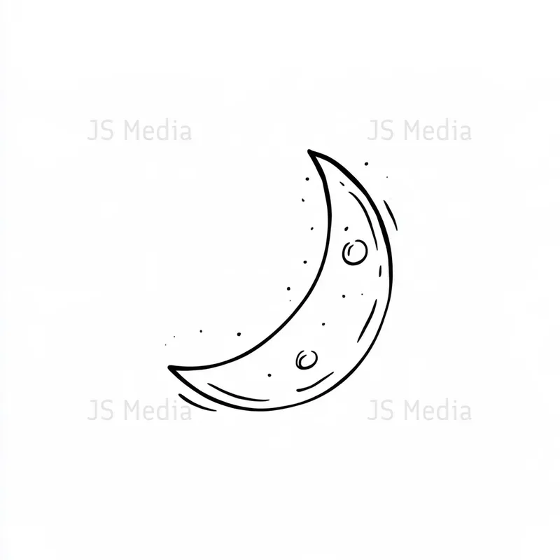 Handdrawn Minimalist Planet Icons