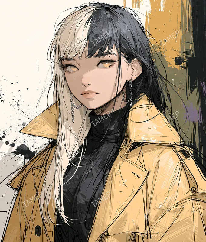 Expressive Painterly Character Portraits