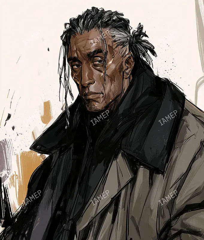Expressive Painterly Character Portraits