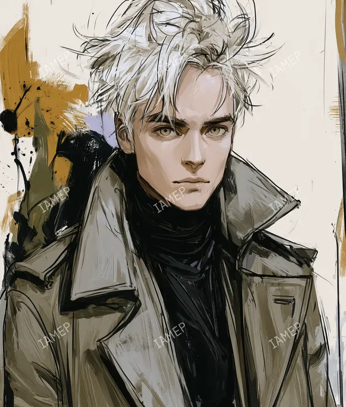 Expressive Painterly Character Portraits