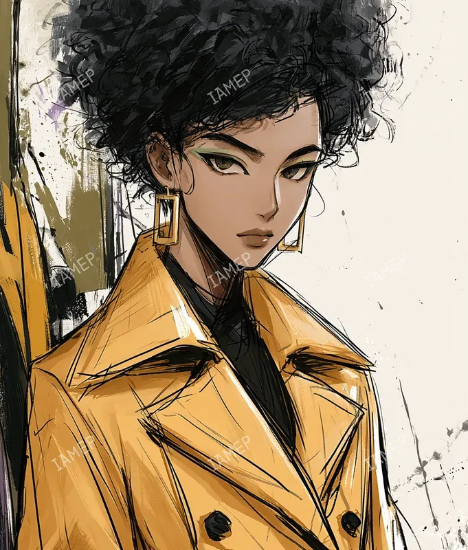 Expressive Painterly Character Portraits