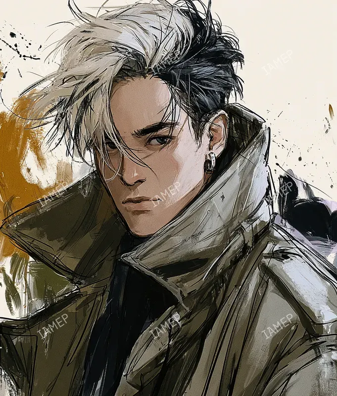 Expressive Painterly Character Portraits