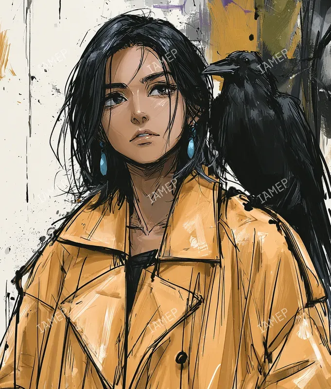 Expressive Painterly Character Portraits