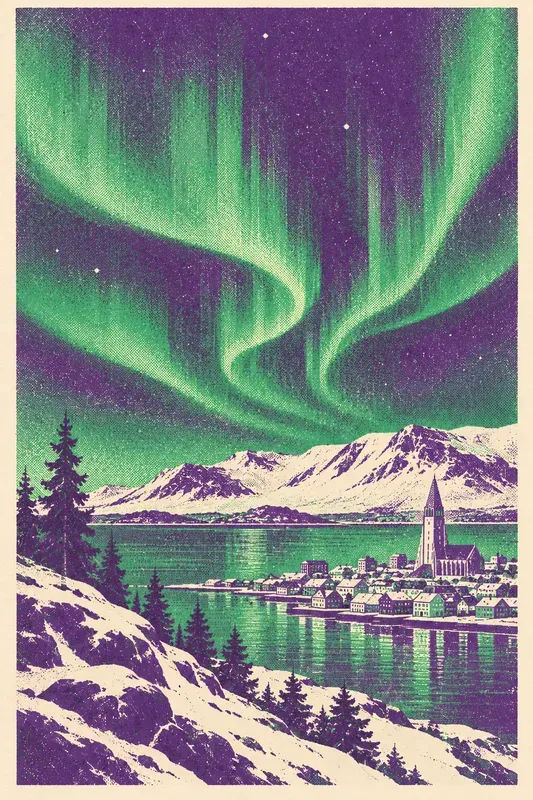 Retro Riso Travel Posters 20