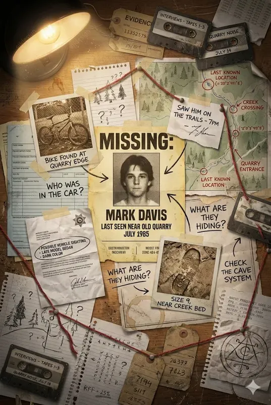 80s Mystery Collages Casefile Style