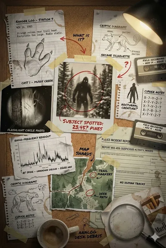 80s Mystery Collages Casefile Style