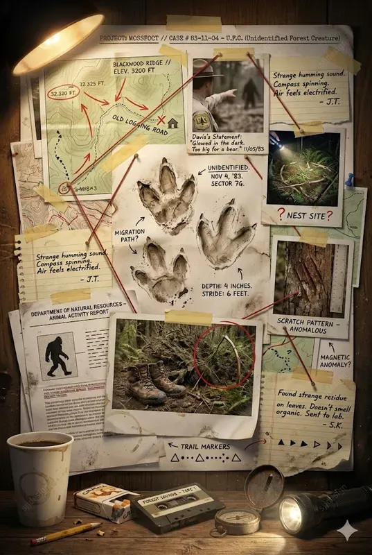 80s Mystery Collages Casefile Style