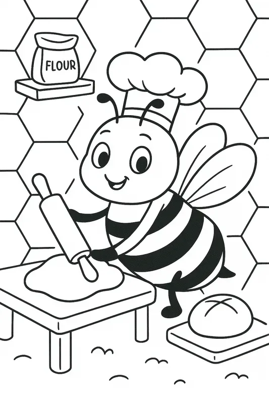 Tiny Workers Cute Jobs Coloring Fun