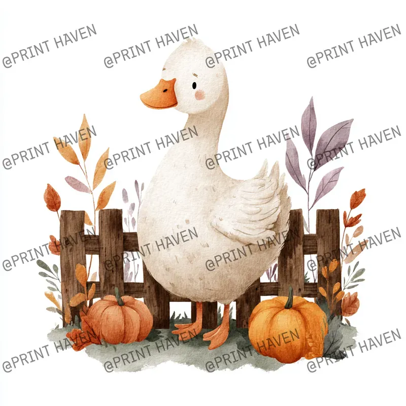 Cute Cartoon Autumn Animals