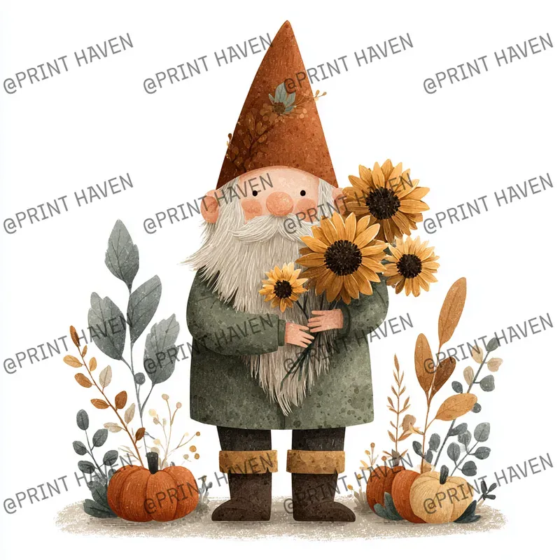 Cute Cartoon Autumn Animals