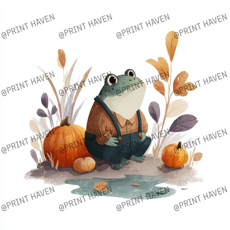 Cute Cartoon Autumn Animals