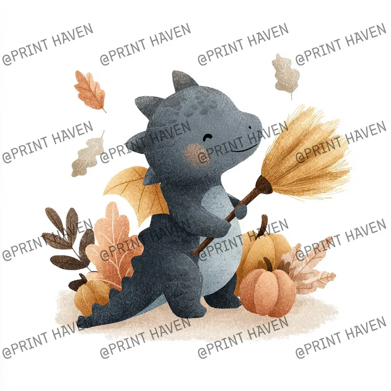 Cute Cartoon Autumn Animals
