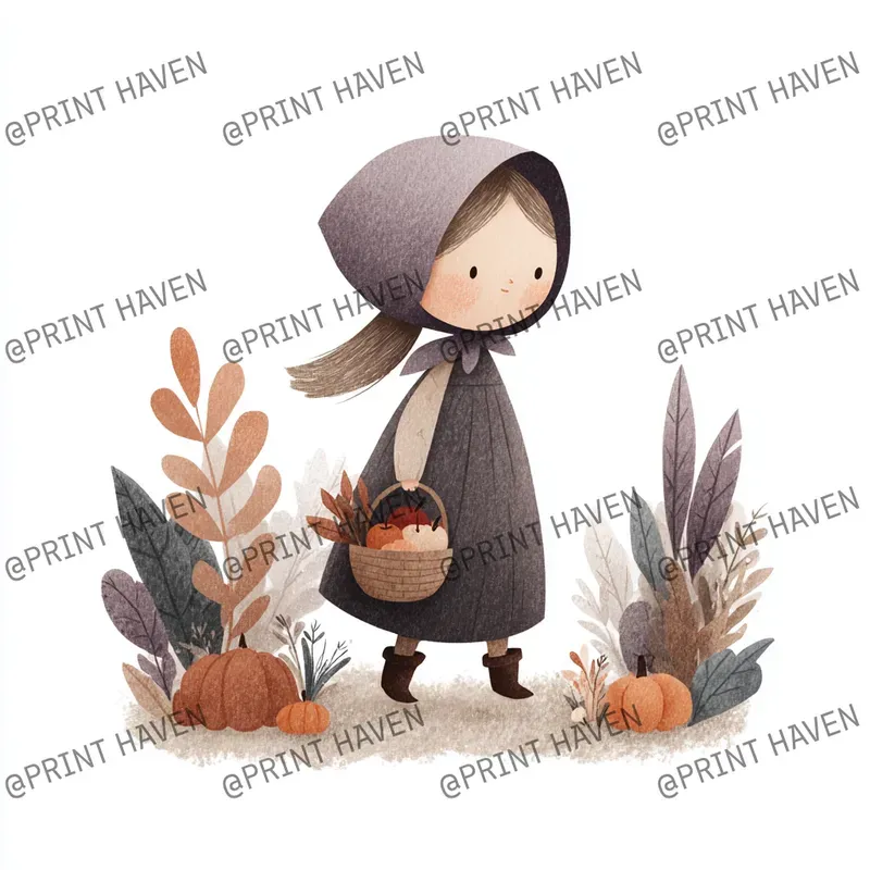 Cute Cartoon Autumn Animals