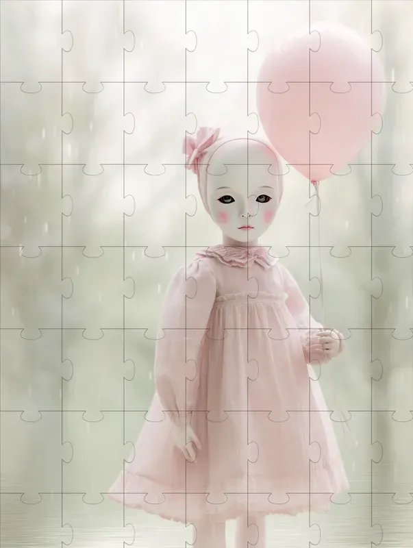 Unsettling Dreamlike Character Images