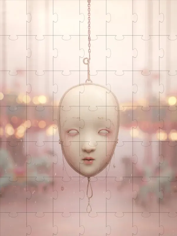 Unsettling Dreamlike Character Images