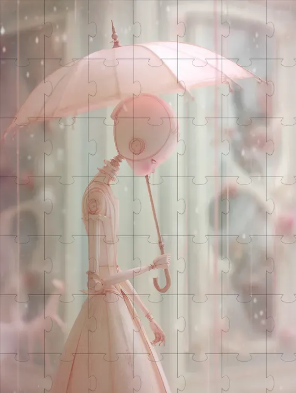 Unsettling Dreamlike Character Images