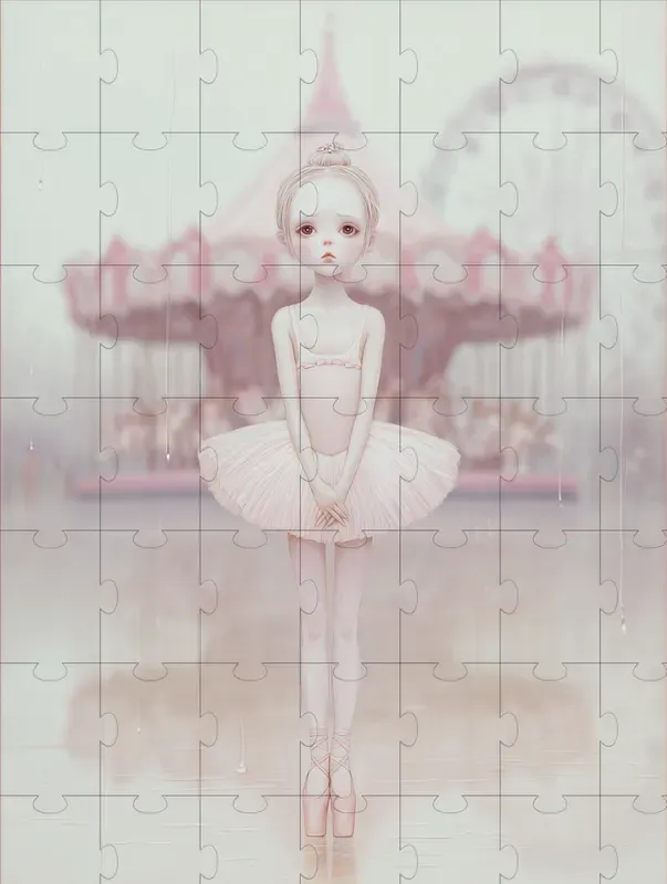 Unsettling Dreamlike Character Images