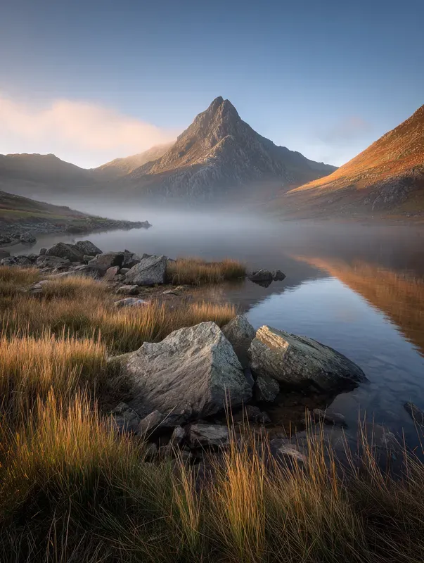 Realistic Misty Landscape Photography