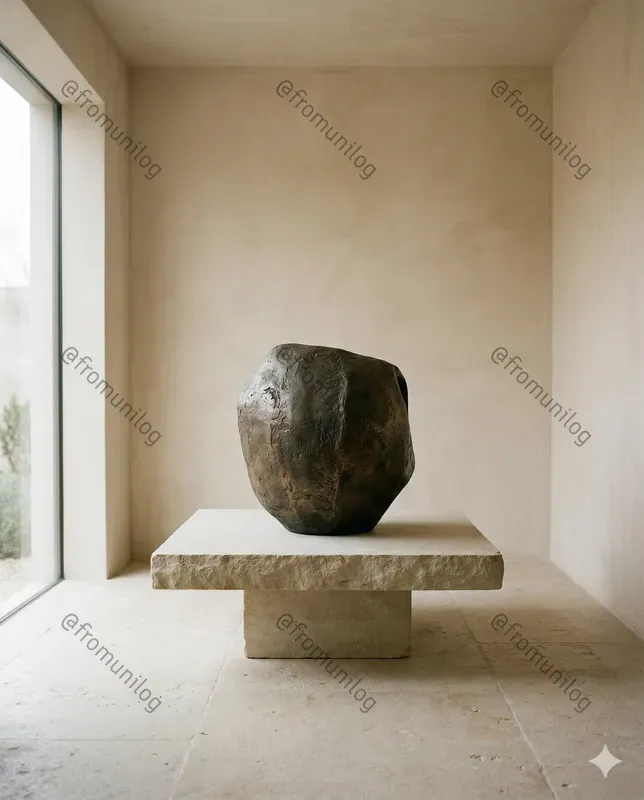 Tactile Minimalist Luxury Stone Lights