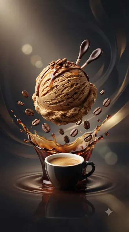 Premium 3D Ice Cream Commercial Art