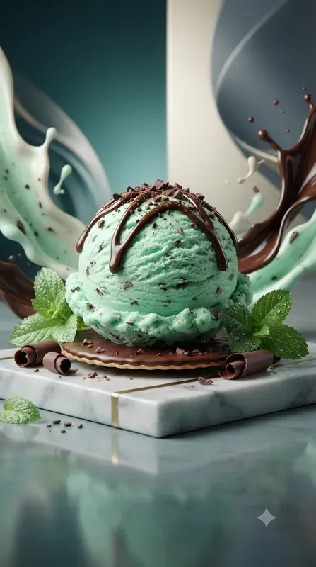 Premium 3D Ice Cream Commercial Art