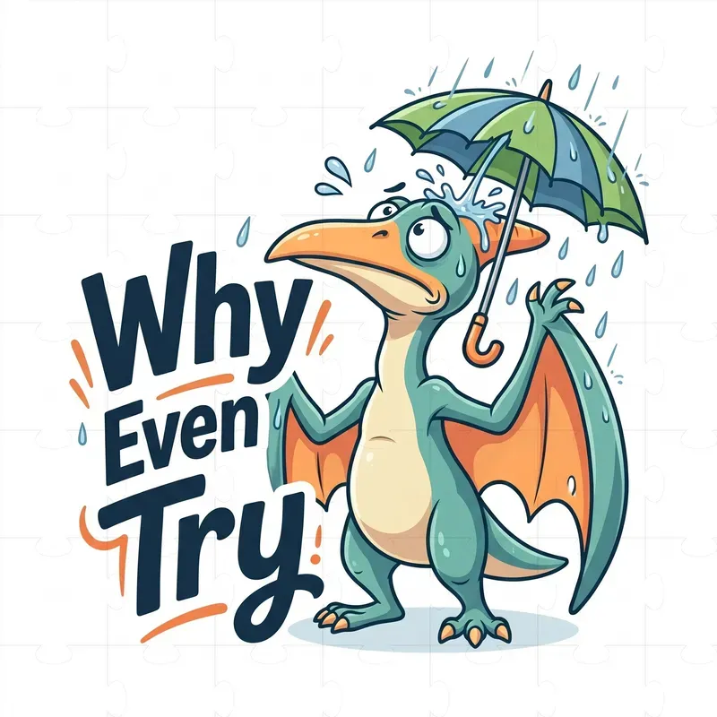 Funny Dino Daily Struggles